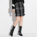 Small Fragrant Wind with Tweed Fishtail Skirt